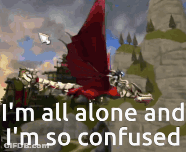 Im Alone And So Confused GIF