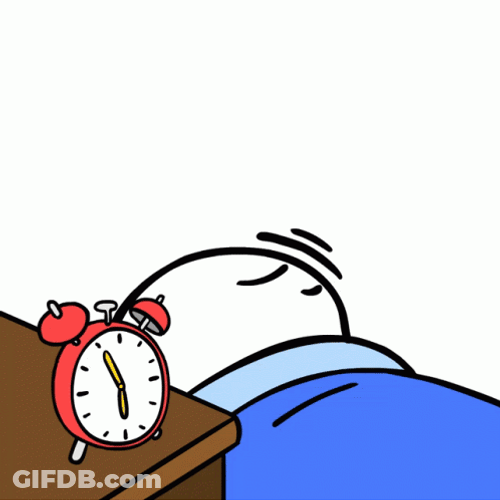 Im Awake On Alarm Clock GIF