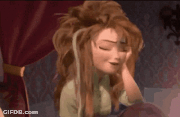 Im Awake With Messy Hair GIF