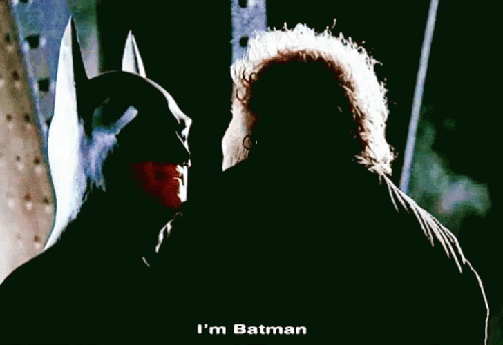 Im Batman Choking The Penguin GIF