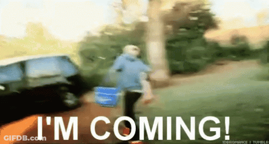 Im Coming Family Trip Run GIF