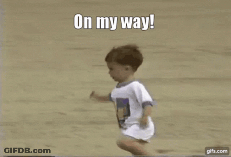 Im Coming Kid On My Way GIF