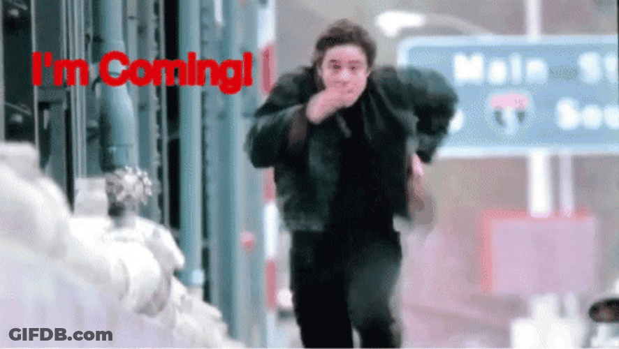 Im Coming On My Way Fast Run GIF