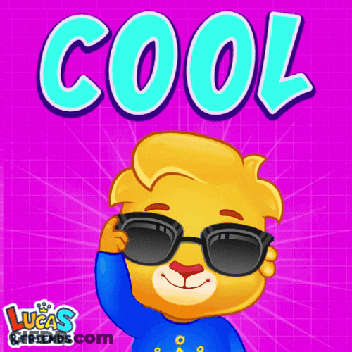 Im Cool Cartoon Cat On Shades GIF