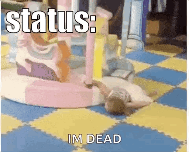 Im Dead Baby In Carousel GIF