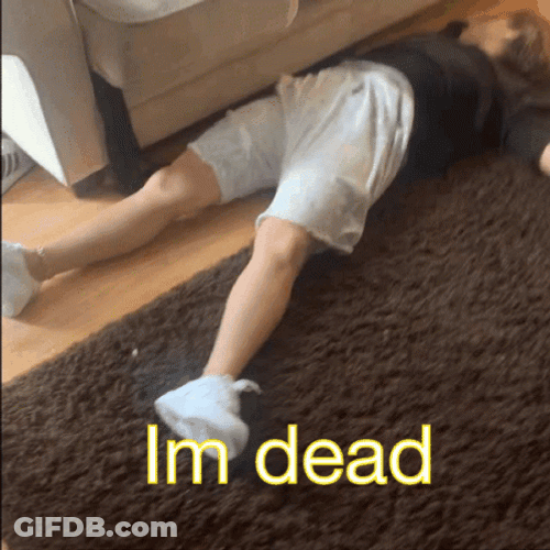 Im Dead Boy Lying On The Floor GIF