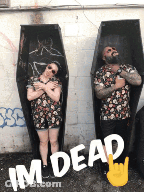 Im Dead Man And Woman In Coffin GIF