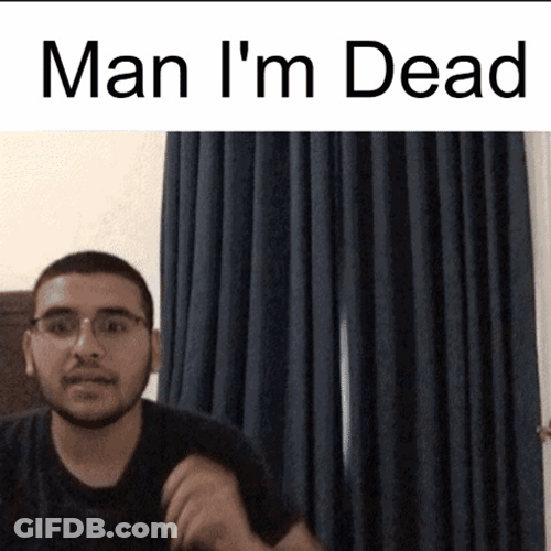 Im Dead Man Fall Down In The Chair GIF