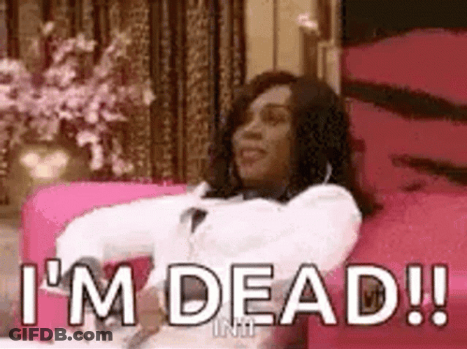 Im Dead Michelle Obama GIF