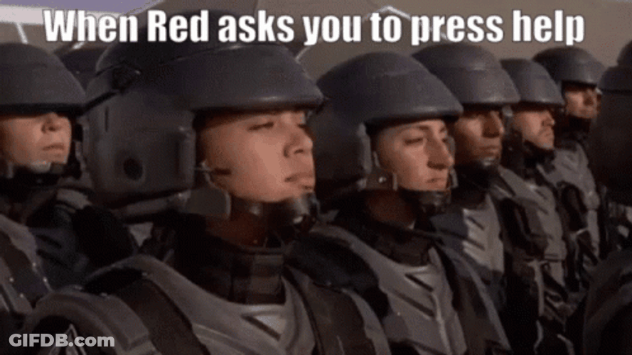 Im Doing My Part Red Asking Help GIF