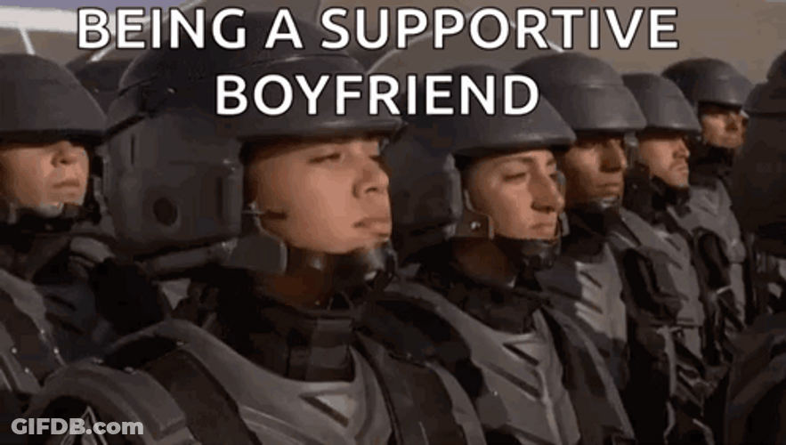 Im Doing My Part Supportive Boyfriend GIF