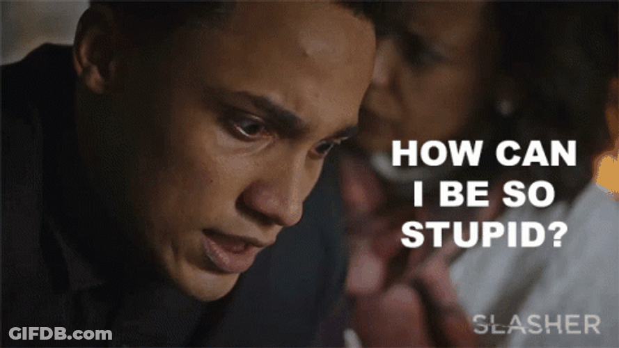 Im Dumb How Can I Be So Stupid GIF