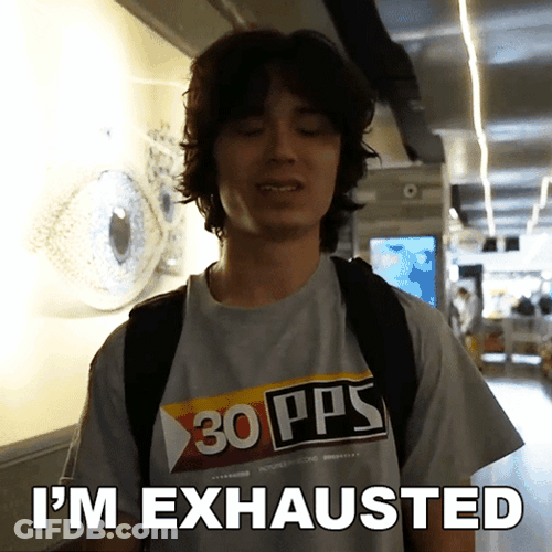 Im Exhausted Benjamin Spande GIF
