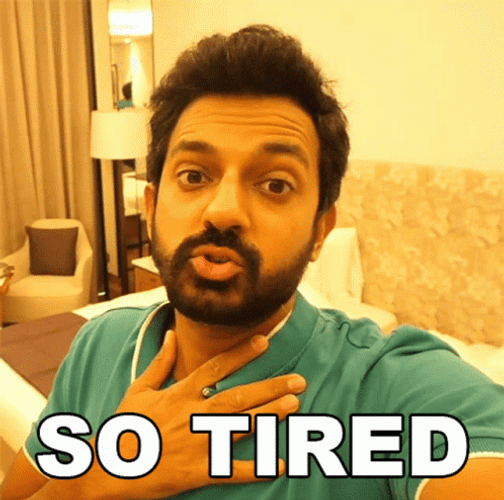 Im Exhausted Faisal Khan GIF