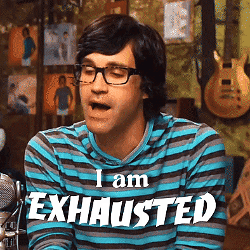 Im Exhausted Link Neal YouTuber GIF