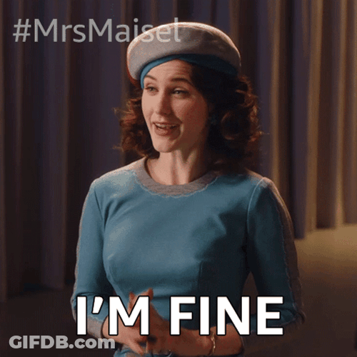 Im Fine Mrs Maisel Susie Myerson GIF