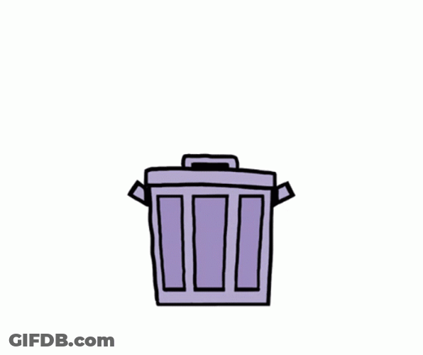 Im Garbage Cute Animation GIF
