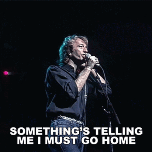 Im Going Home Bee Gees GIF