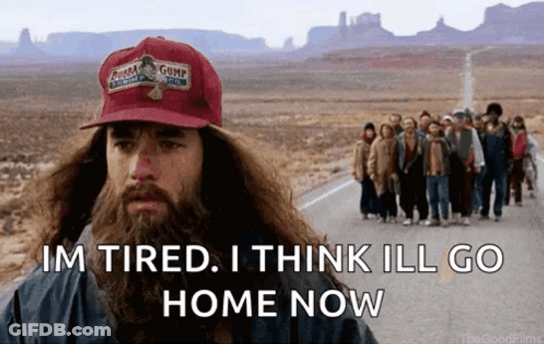Im Going Home Forrest Gump GIF
