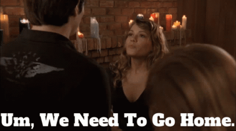 Im Going Home Girl Ordering The Man GIF