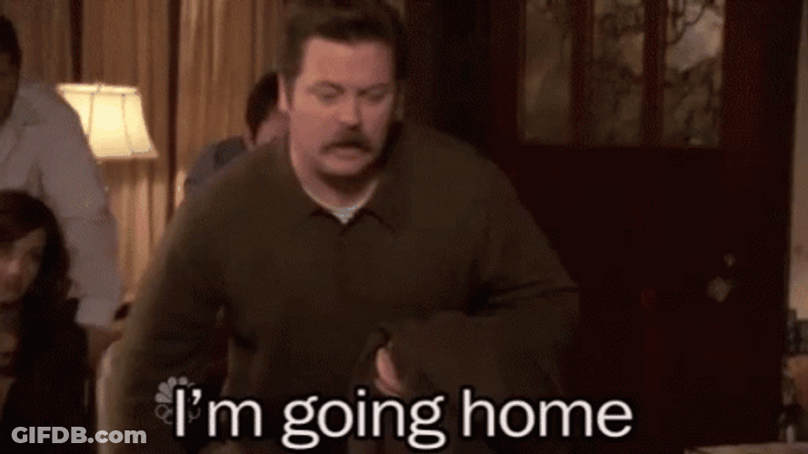 Im Going Home Man Getting Ready GIF