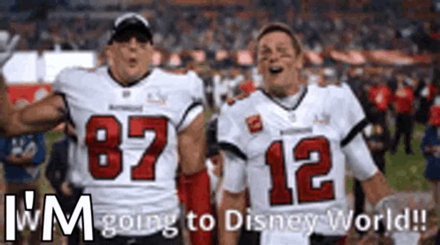 Im Going To Disney World Tom Brady GIF