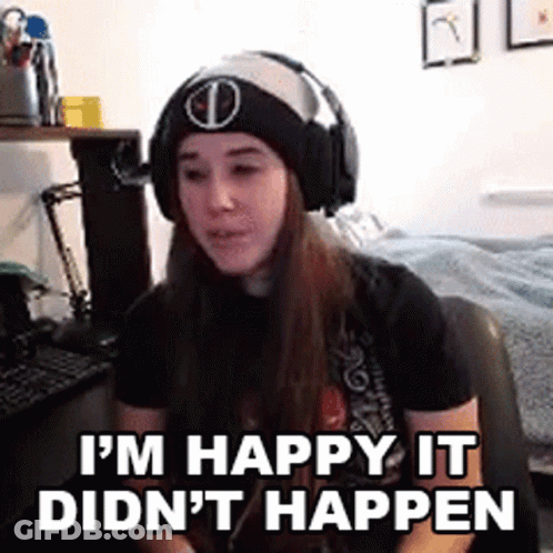 Im Happy It Didnt Happen Cassie GIF