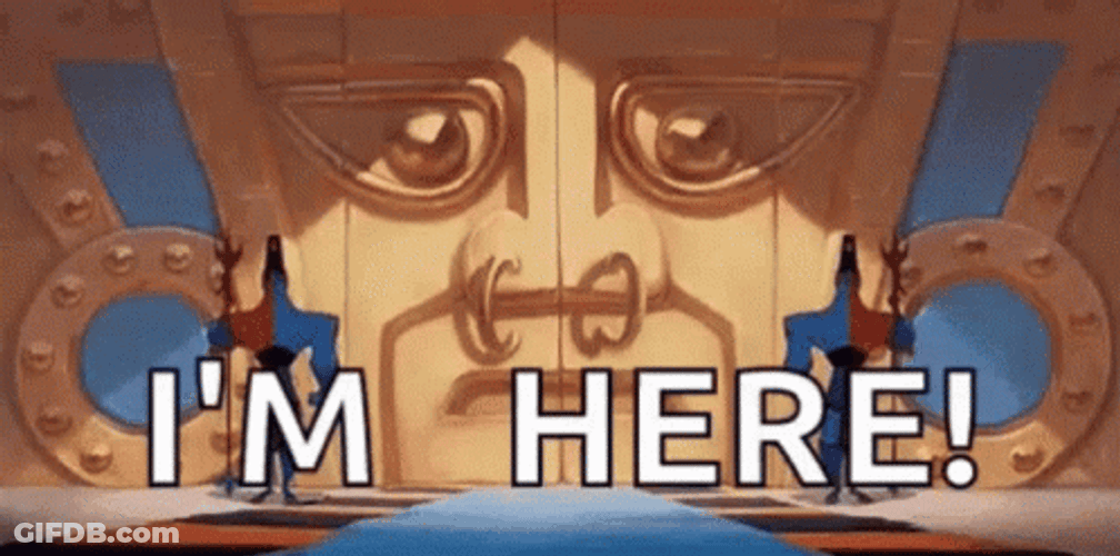 Im Here Fellas GIF