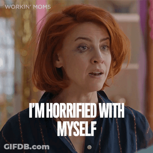 Im Horrified With Myself GIF