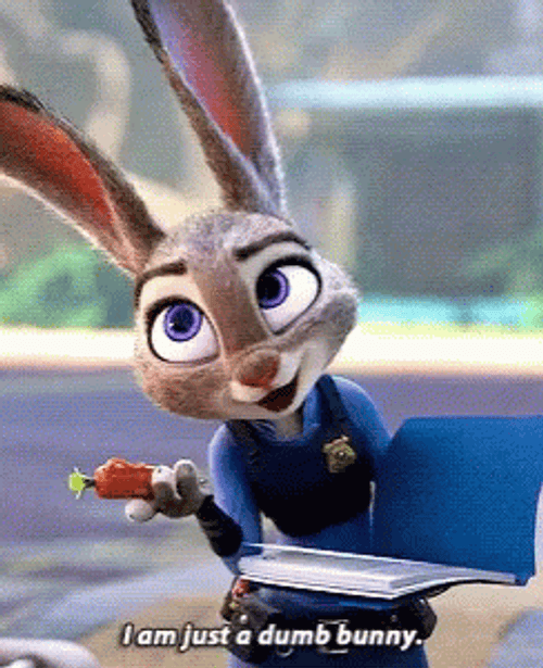 Im Just A Dumb Bunny GIF
