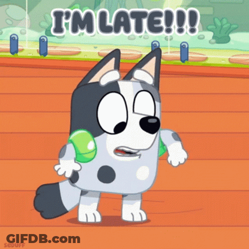 Im Late Baby Muffin GIF