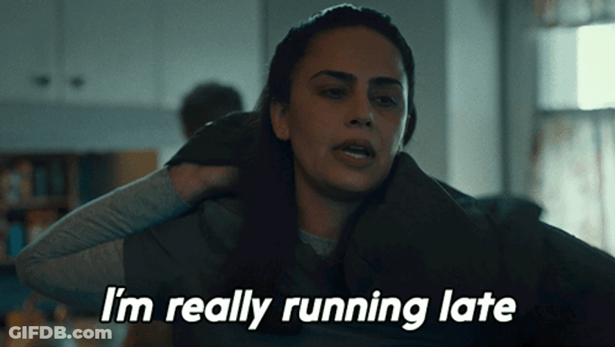 Im Late Tracy Mclusky GIF