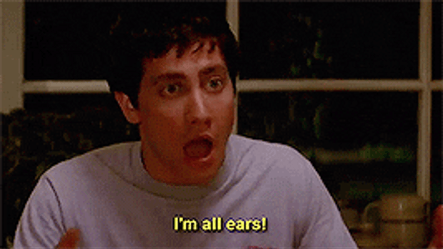Im Listening Jake Gyllenhaal American Actor GIF