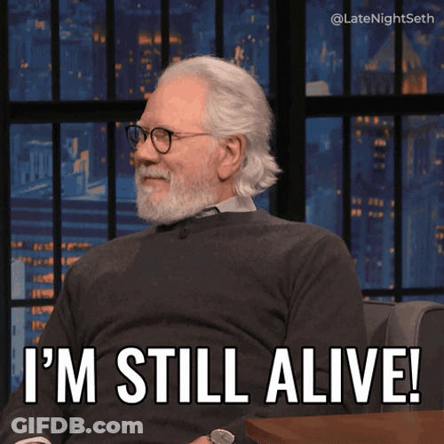 Im Not Dead Yet John Larroquette GIF