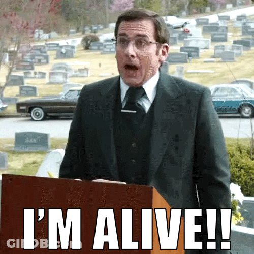 Im Not Dead Yet Steve Carell GIF