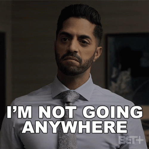 Im Not Leaving Anthony Bless GIF