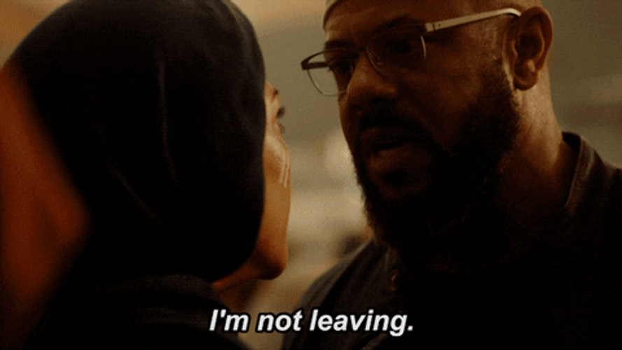Im Not Leaving Rockmond Dubar GIF