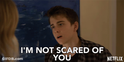 Im Not Scared Of You Charlie Harding GIF