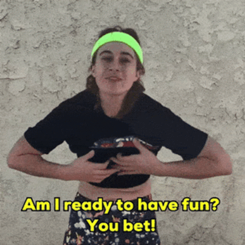Im Ready To Party Beth May GIF