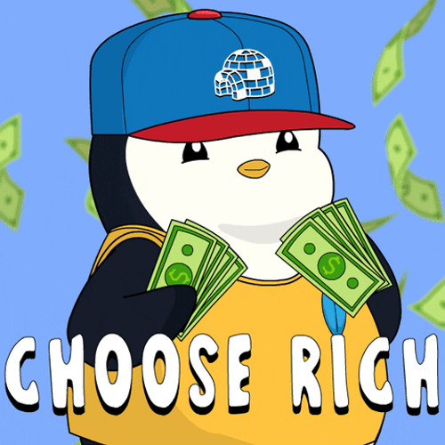 Im Rich Gangster Pudgy Penguin GIF