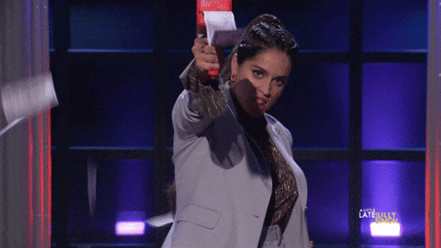 Im Rich Lilly Singh Money Gun GIF