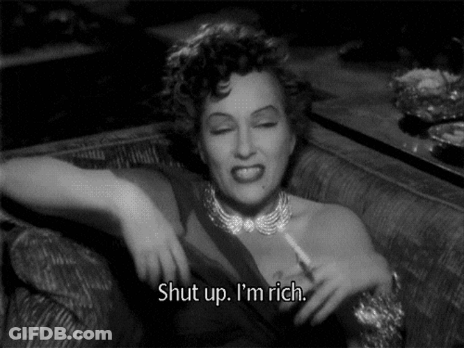 Im Rich Vintage Gloria Swanson GIF