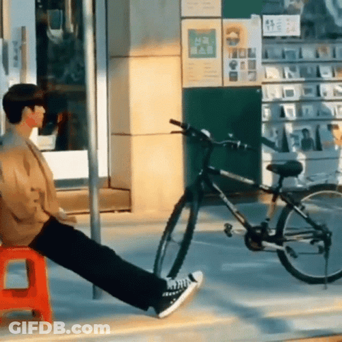 Im Sat Alone Outside GIF