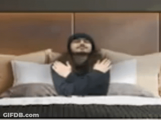 Im Sat Guy On Bed GIF