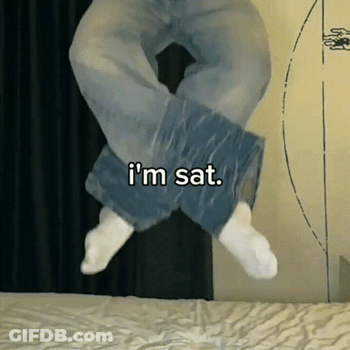 Im Sat Slowly Descending GIF