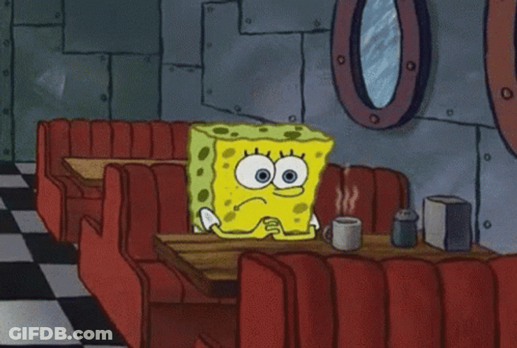 Im Sat Sponge Bob Coffee GIF