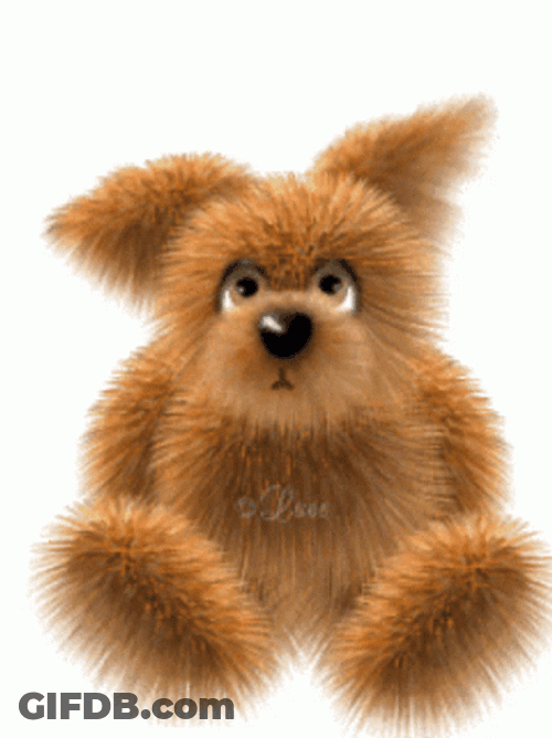 Im Sat Teddy Bear GIF
