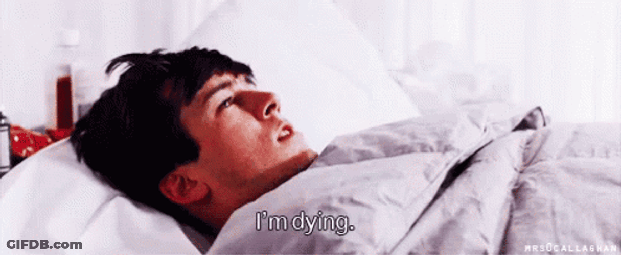 Im Sick Alan Ruck GIF