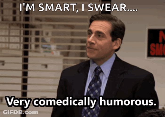 Im Smart I Swear Michael Scott GIF
