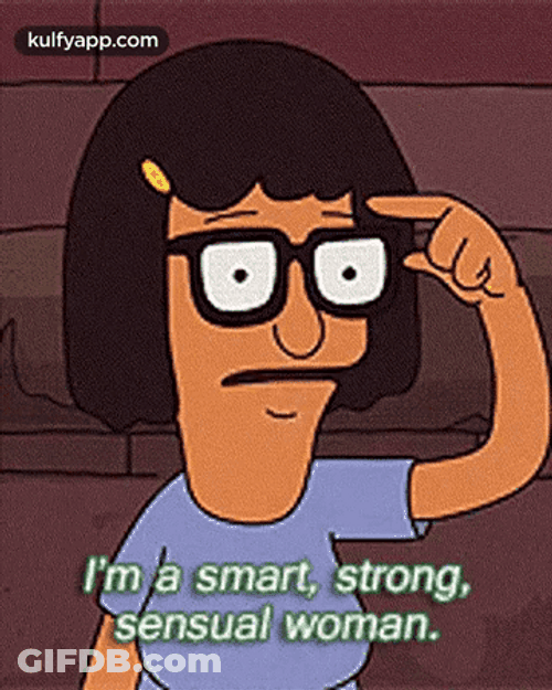 Im Smart Tina Belcher GIF